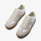 DONNAIN White Genuine Leather Couple Trainers