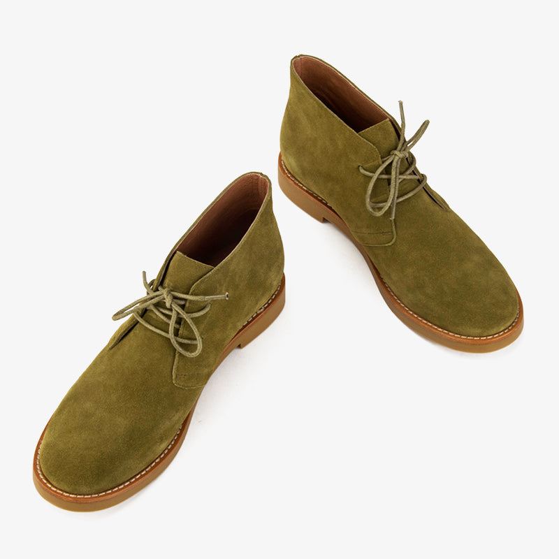 Cow Suede Casual Desert Ankle Boots